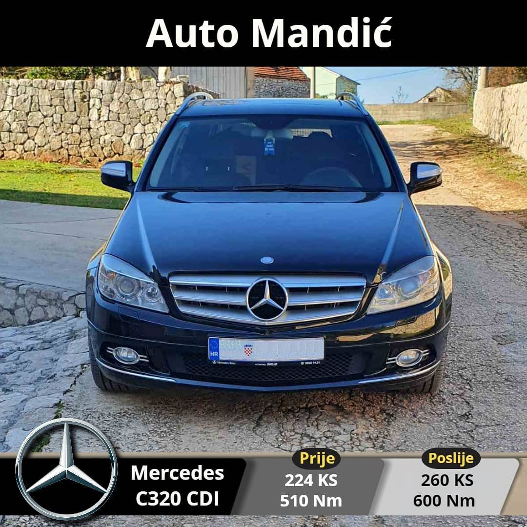 Mercedes C Klasa W204 Chip Tuning